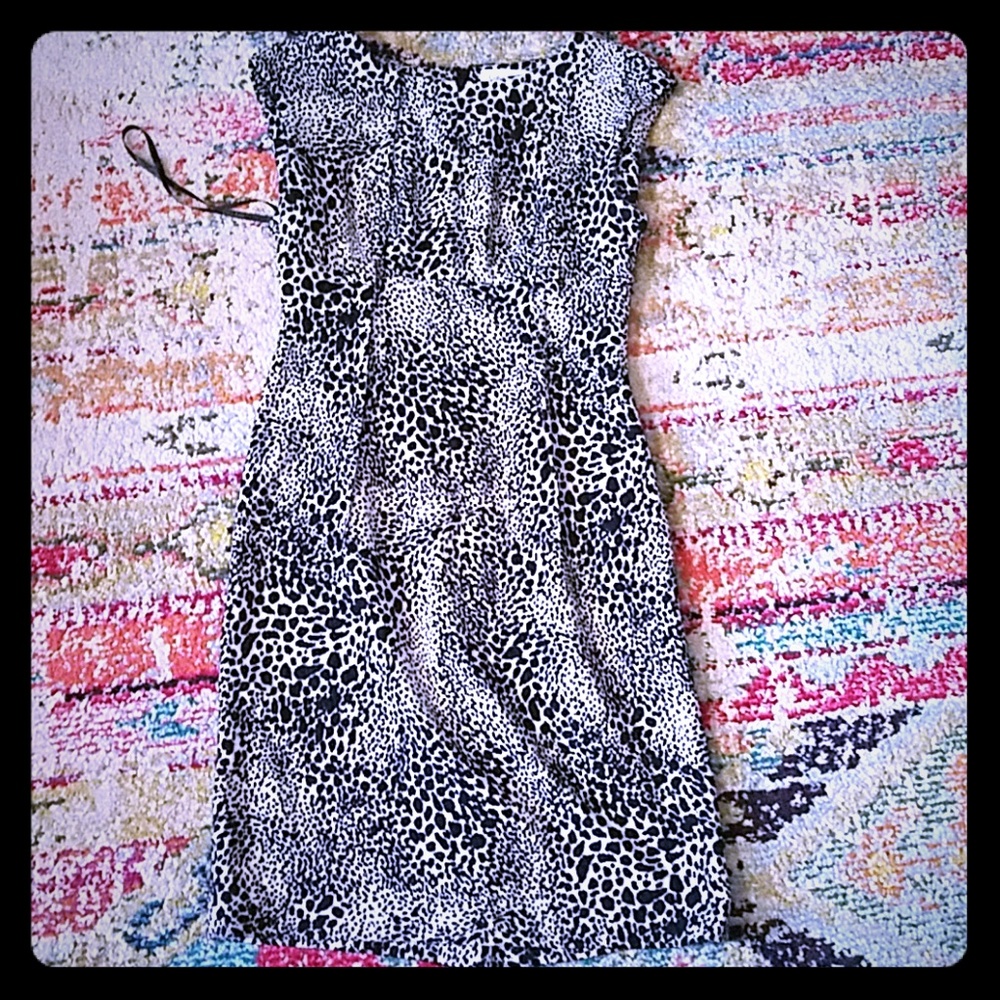 Calvin Klein leopard dress